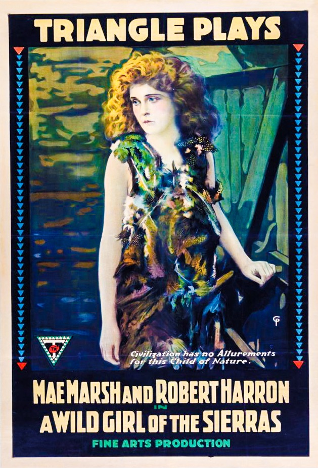 A Wild Girl of the Sierras (1916) постер