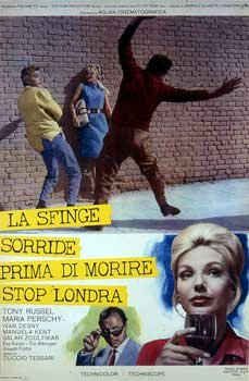 La sfinge sorride prima di morire - stop - Londra (1964) постер