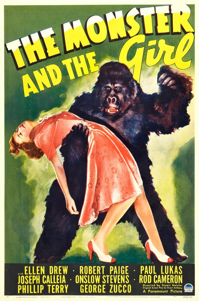 Монстр и девушка (1941) постер