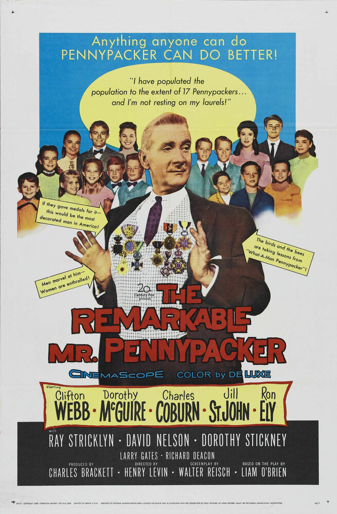 The Remarkable Mr. Pennypacker (1959) постер