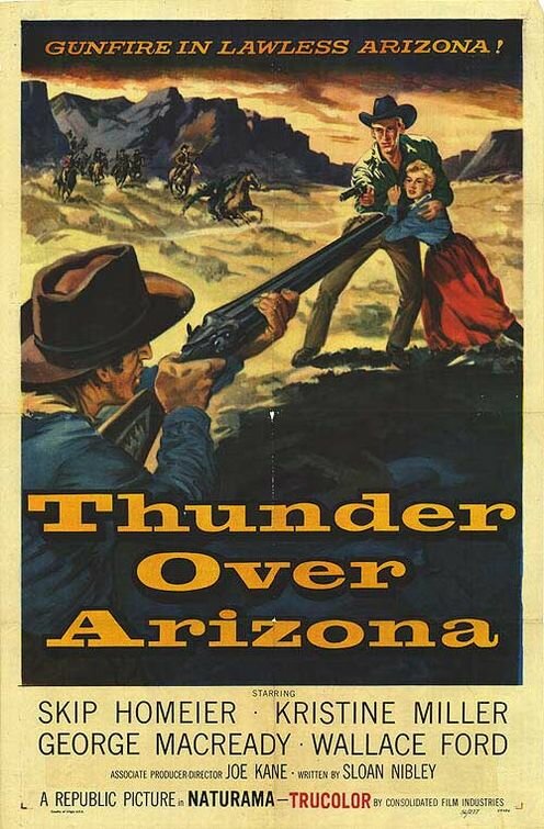 Гром над Аризоной (1956) постер