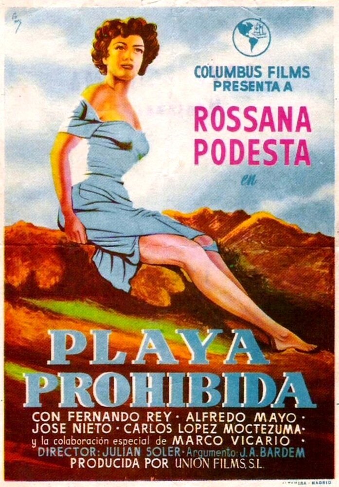 Playa prohibida (1956) постер