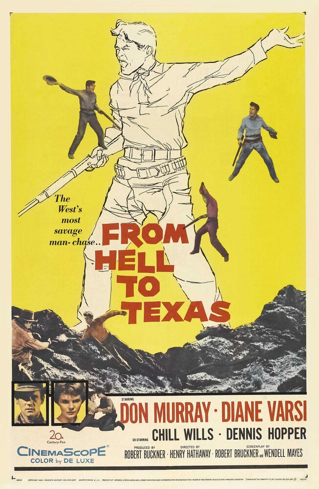 Из ада в Техас (1958) постер