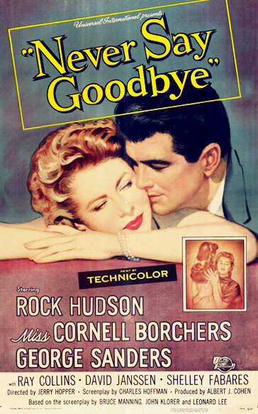 Никогда не прощайся (1956) постер
