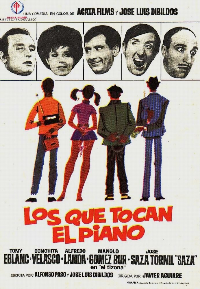 Los que tocan el piano (1968) постер