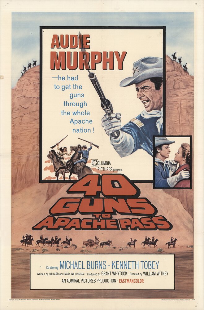 40 винтовок на перевале апачей (1966) постер