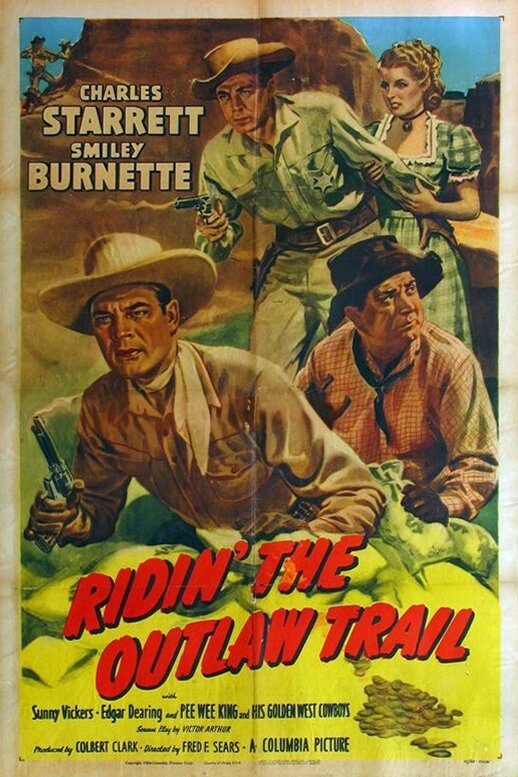 Ridin' the Outlaw Trail (1951) постер
