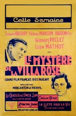 Le mystère de la villa rose (1929) постер
