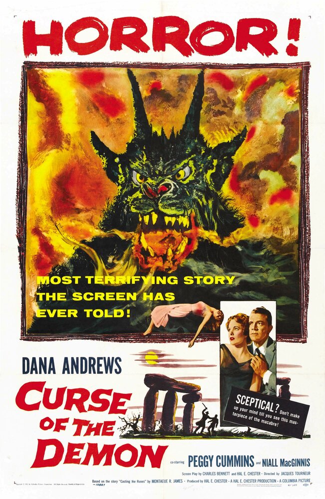 Ночь демона (1957) постер