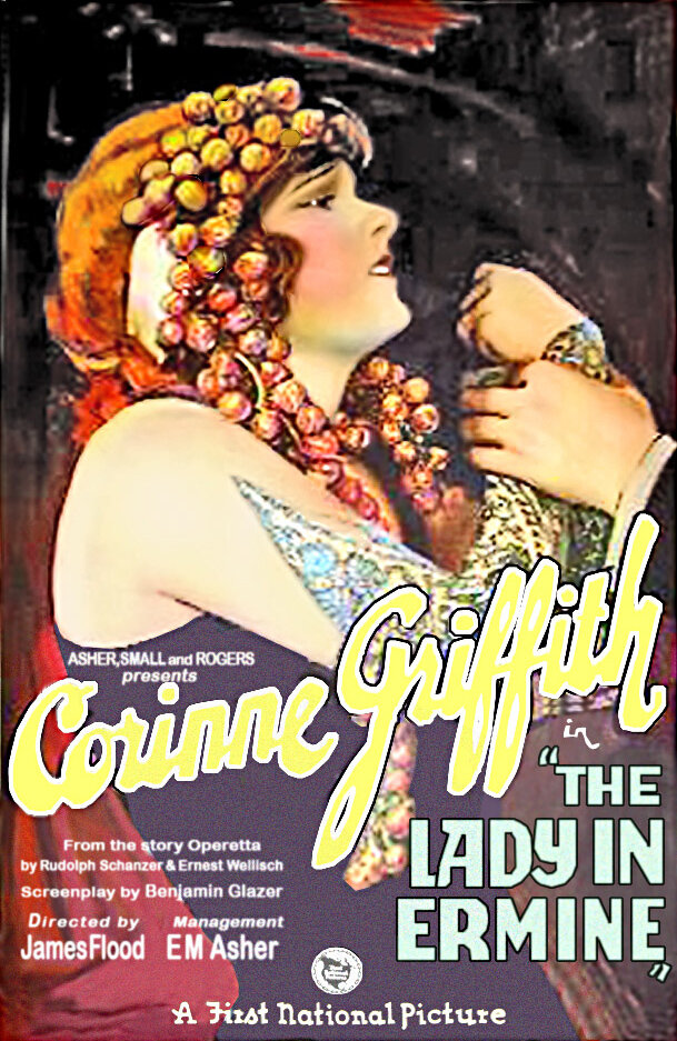 Девушка в горностае (1927) постер