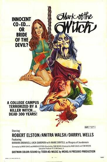 Отметина ведьмы (1970) постер