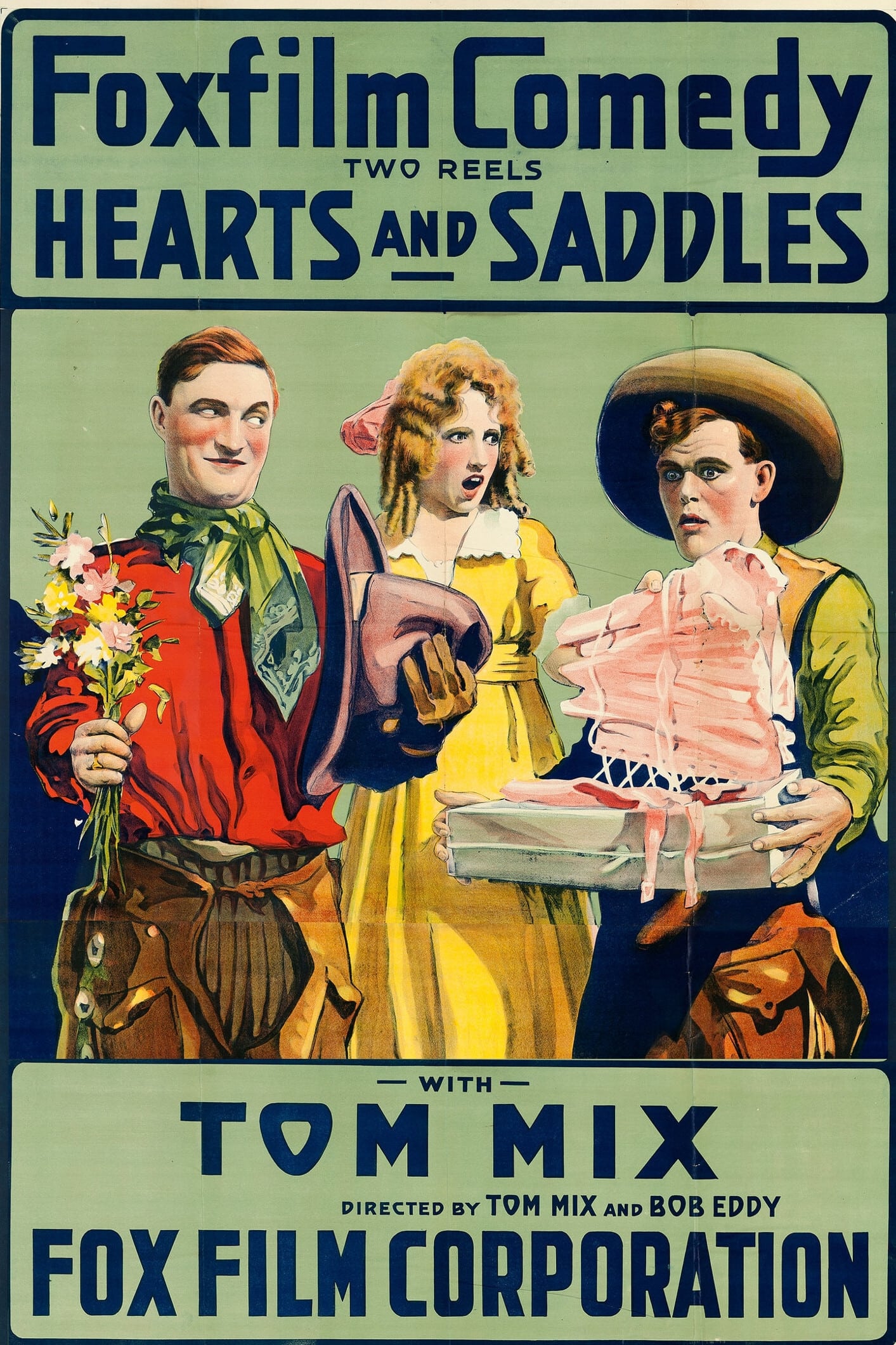 Hearts and Saddles (1917) постер