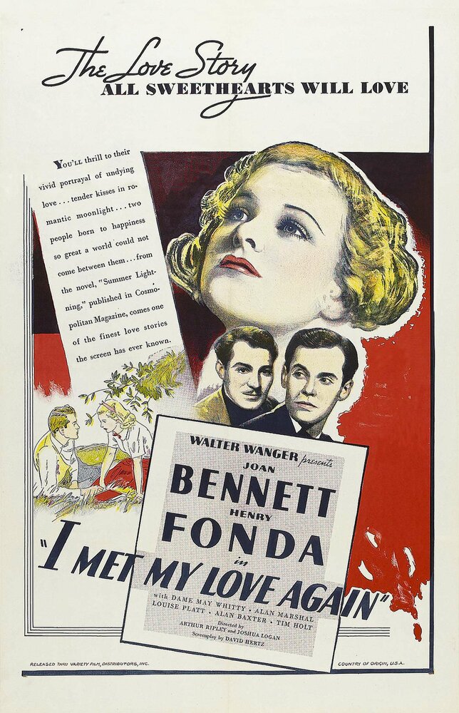 Я вновь встретил свою любовь (1938) постер