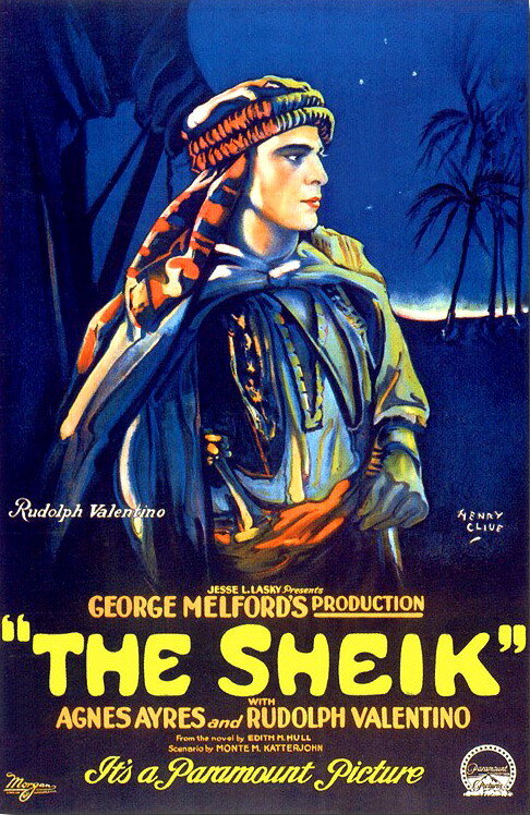 Шейх (1921) постер