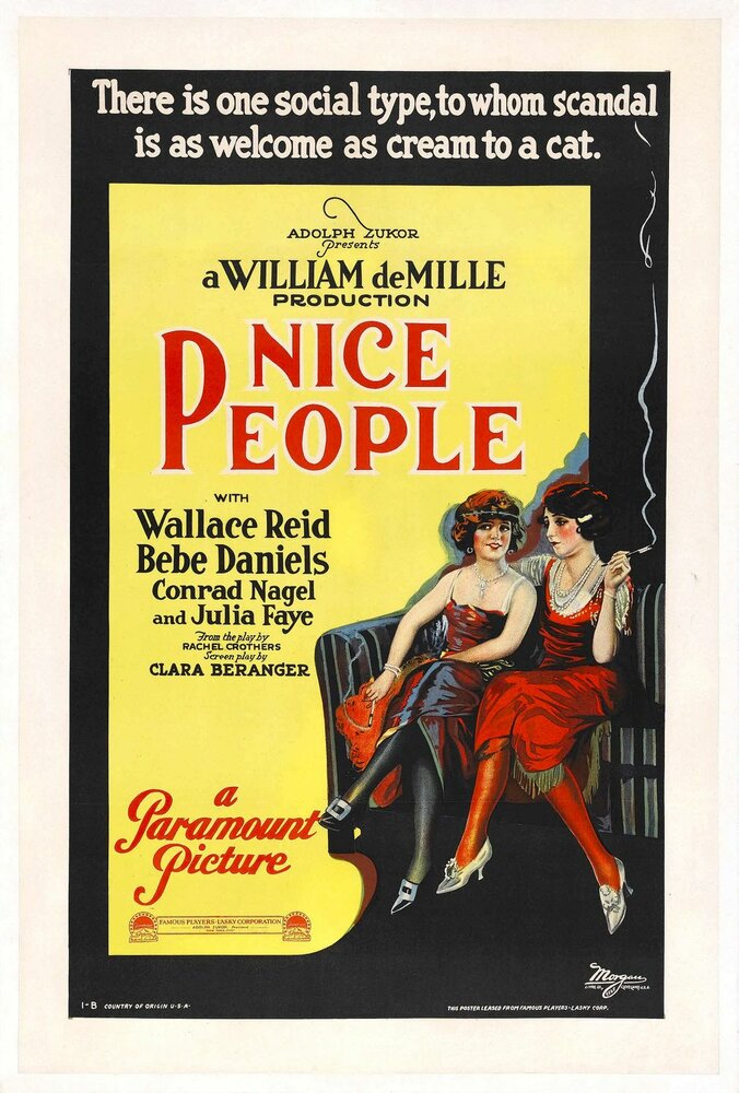 Nice People (1922) постер