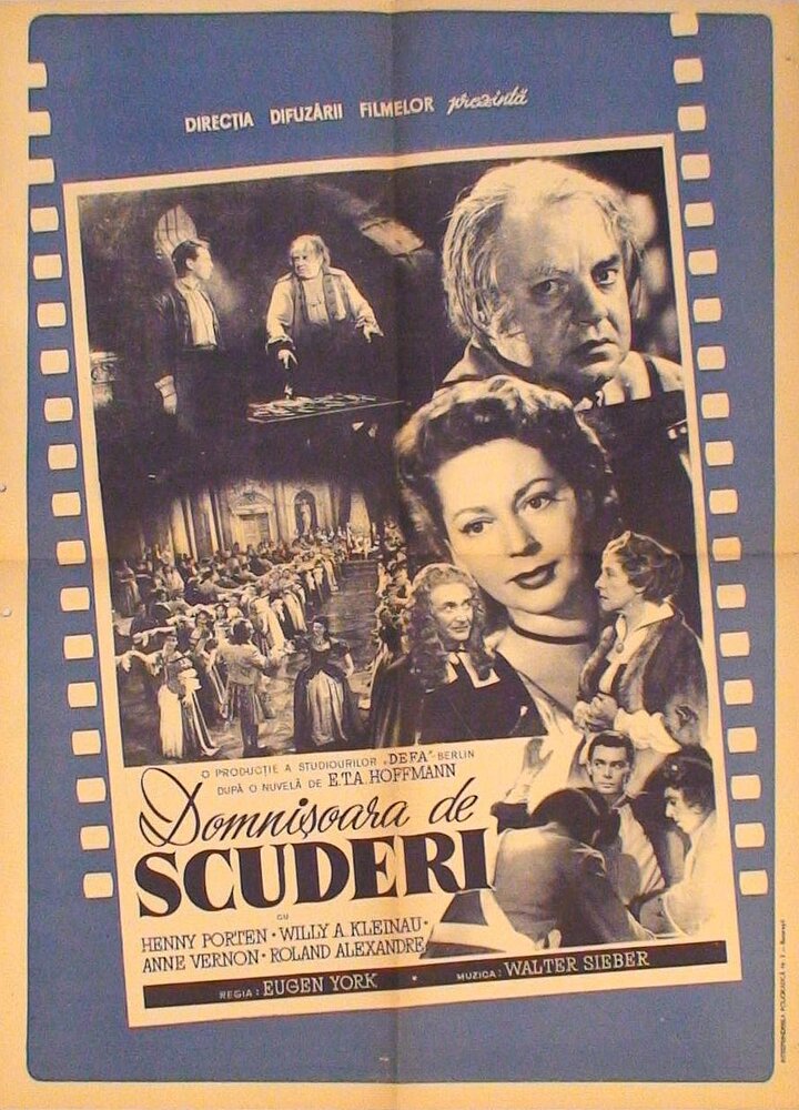 Фрейлен фон Скудери (1955) постер
