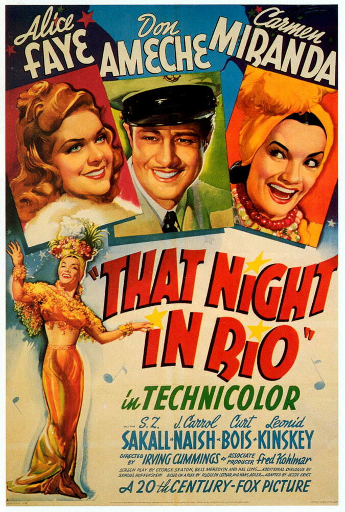 Та ночь в Рио (1941) постер