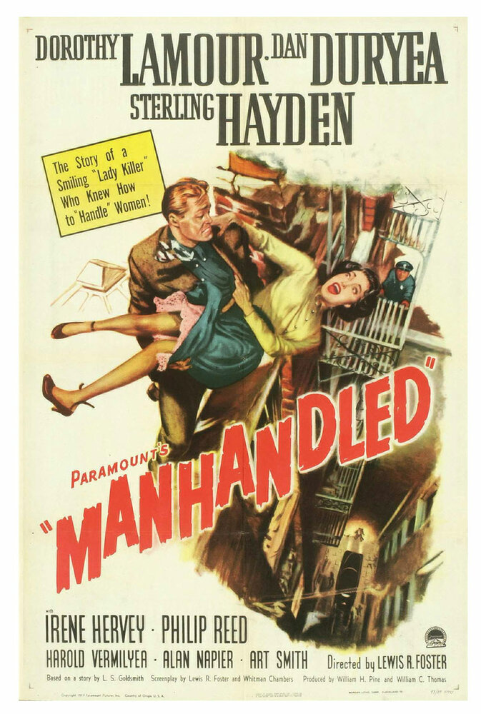 Manhandled (1949) постер