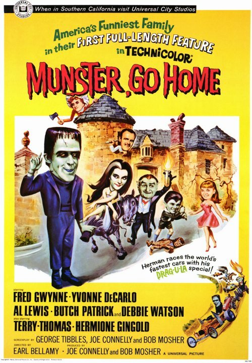 Монстры, идите домой (1966) постер