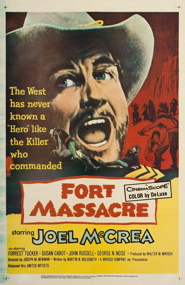 Форт павших (1958) постер