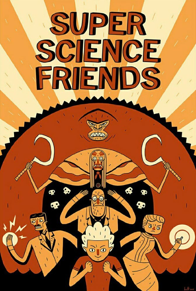 Друзья суперучёные (2015) постер