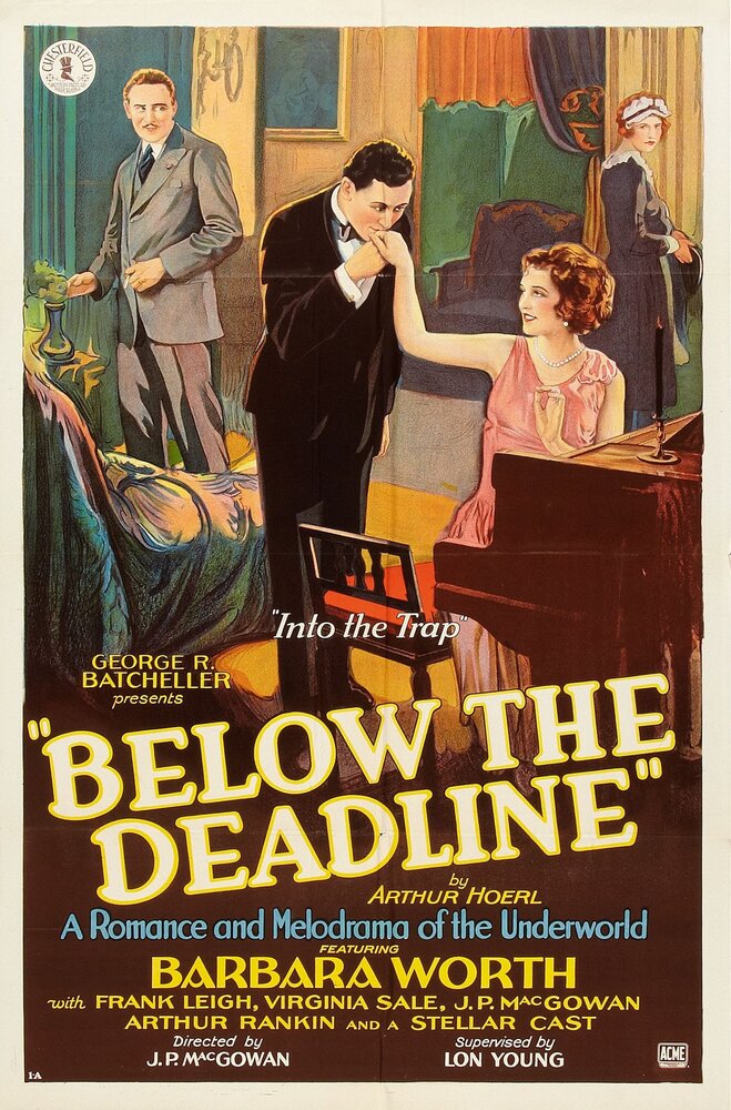 Below the Deadline (1929) постер