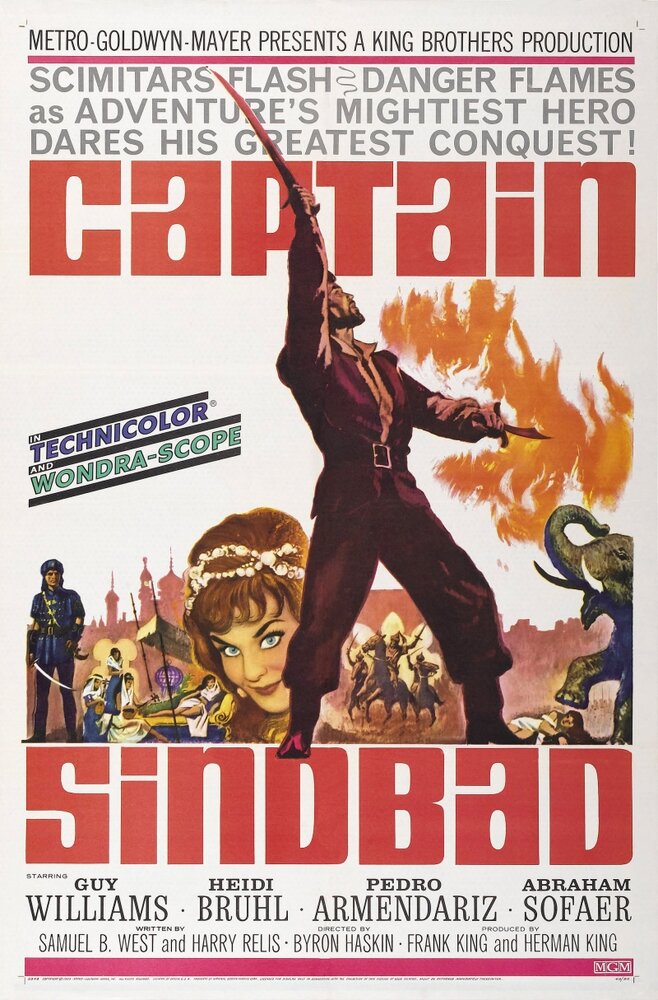 Капитан Синдбад (1963) постер