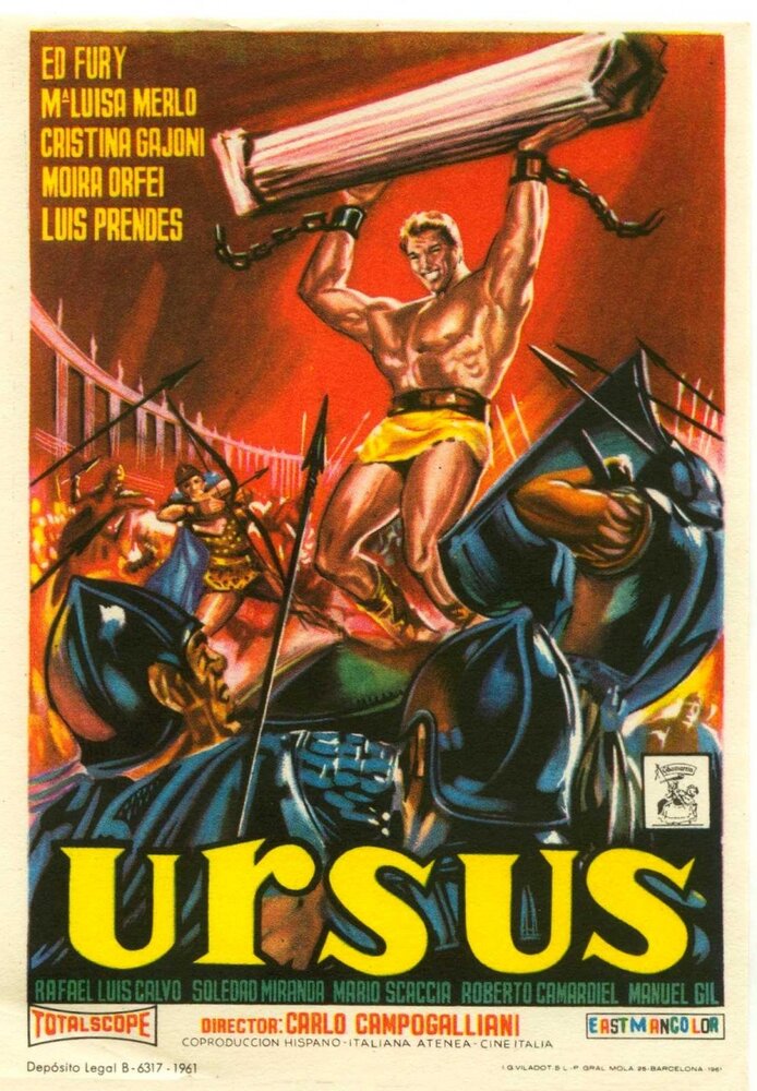 Урсус (1961) постер