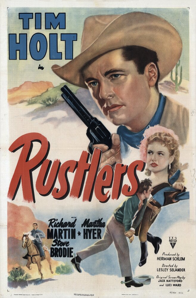 Rustlers (1949) постер