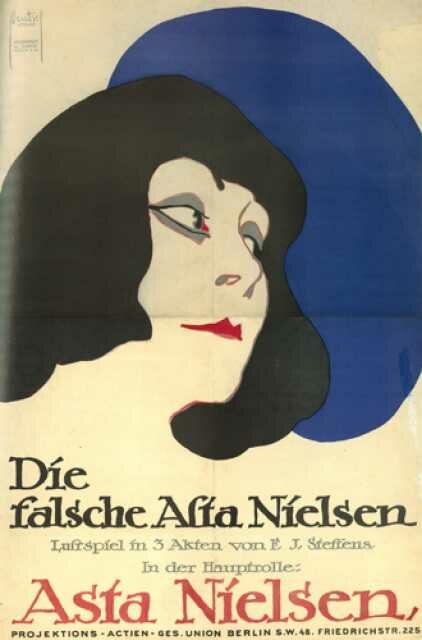 Фальшивая Аста Нильсен (1915) постер
