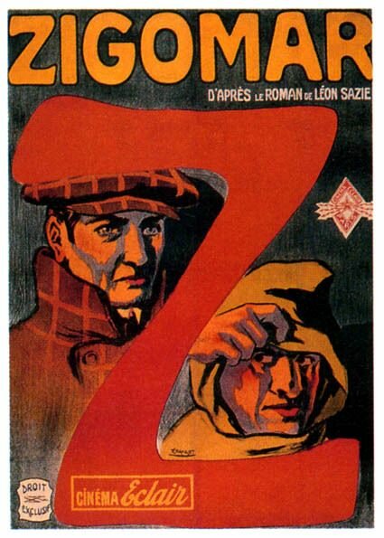 Зигомар против Ника Картера (1912) постер