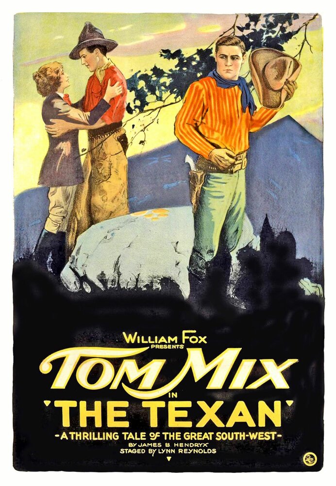Техасец (1920) постер