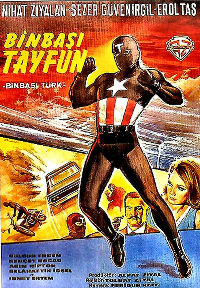 Турецкий капитан Америка (1968) постер