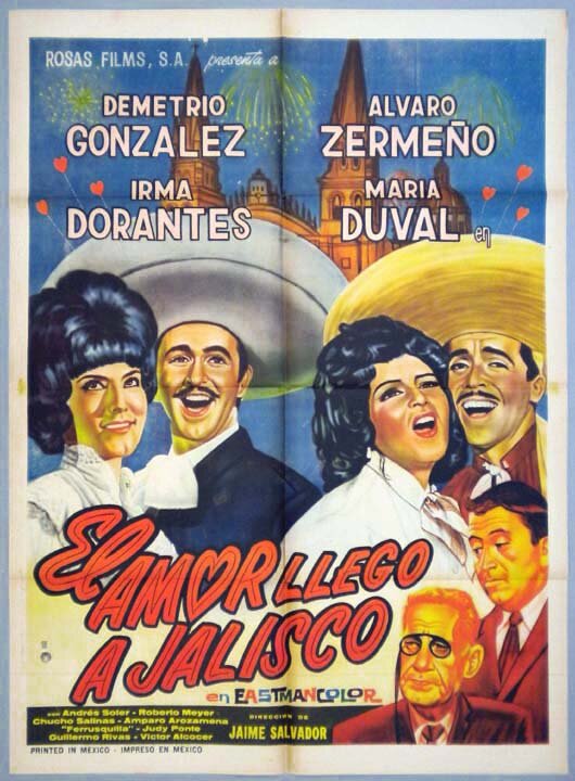 El amor llegó a Jalisco (1963) постер